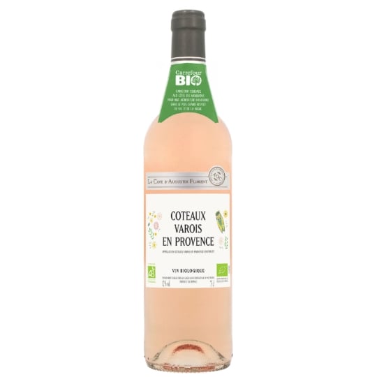 Vin Rosé A.O.P. Coteaux Varois de Provence Bio LA CAVE D'AUGUSTIN FLORENT