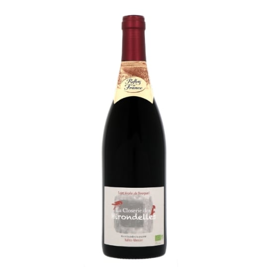 Vin Rouge A.O.P. Saint-Nicolas-de-Bourgueil LA CLOSERIE DES HIRONDELLES REFLETS DE FRANCE