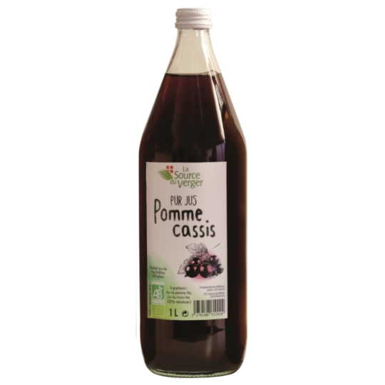 Jus de Fruit Pur Jus Pomme Cassis Bio LA SOURCE DU VERGER