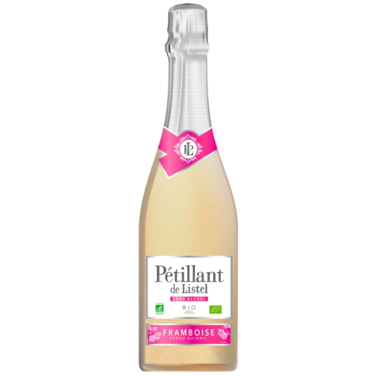 Boisson Effervescente Sans Alcool Saveur Framboise Bio LISTEL