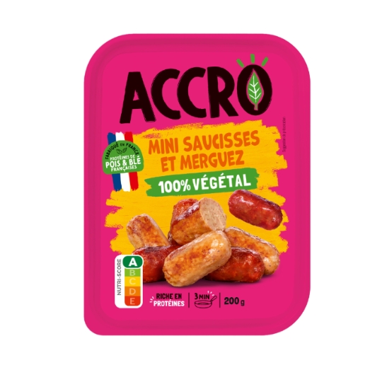 Minis à griller 100% végétal ACCRO