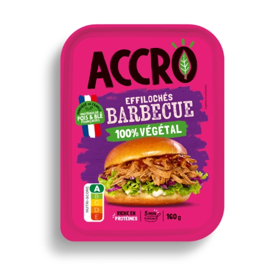 Effiloché goût BBQ 100% végétal ACCRO