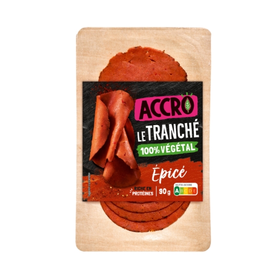Tranché Végétal Épicé Riche en Protéines ACCRO