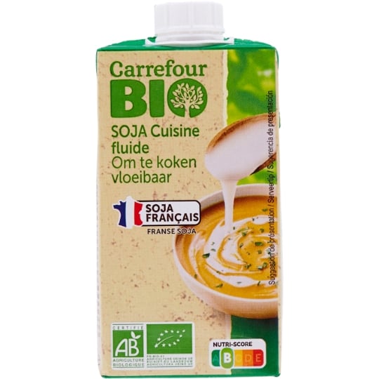 Aide Culinaire Soja Cuisine Bio CARREFOUR BIO