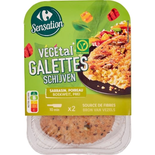 Galettes sarrasin poireau CARREFOUR SENSATION