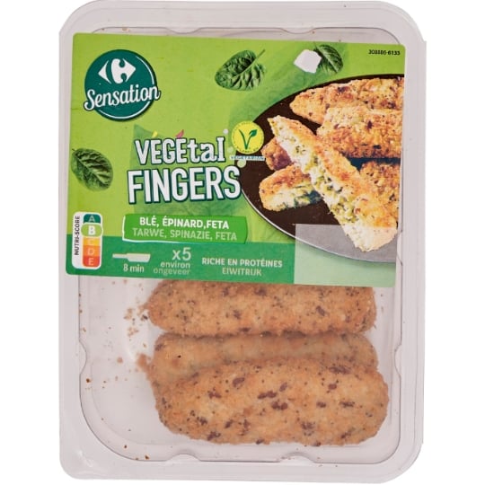 Petits panés blé épinard et fera CARREFOUR SENSATION
