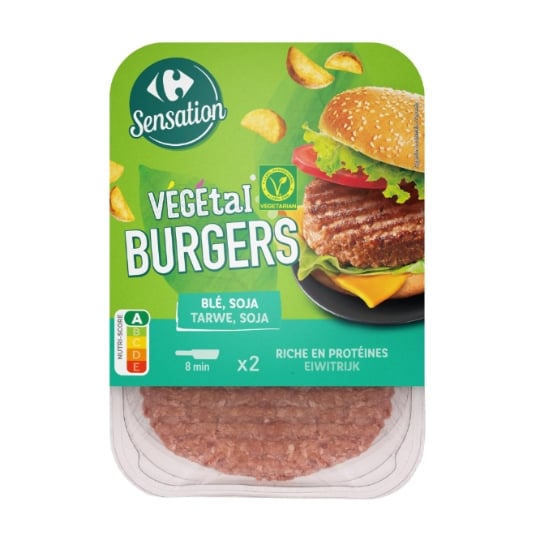 Steak Végétal Burgers CARREFOUR SENSATION