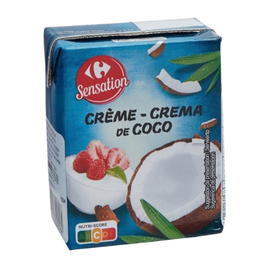 Crème de Coco CARREFOUR SENSATION