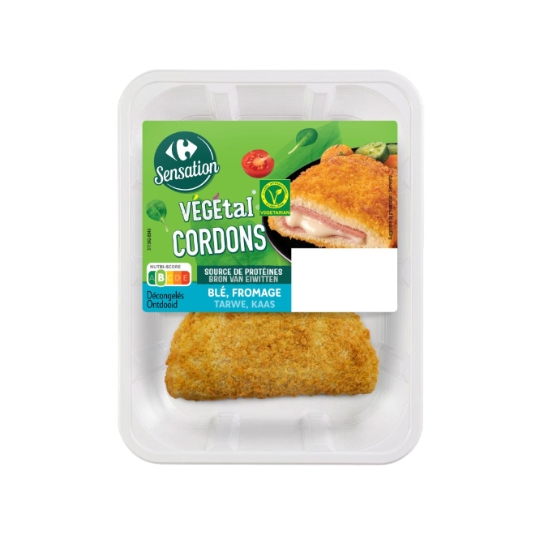 Préparation panée végétarien, préfrite et source de protéines CARREFOUR SENSATION