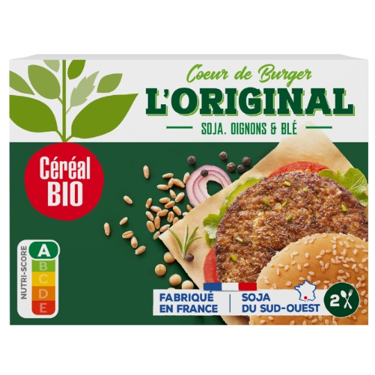 Burger l'Original  soja, oignon & blé Bio CEREAL BIO