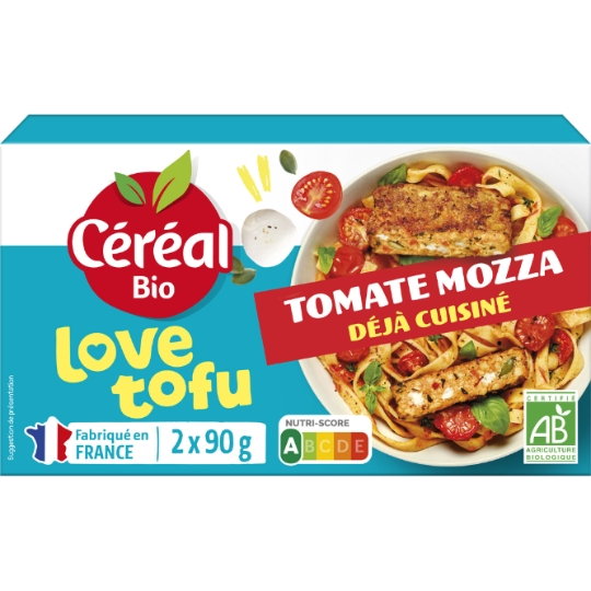 Tofu cuisine tomate mozzarella Bio CEREAL BIO