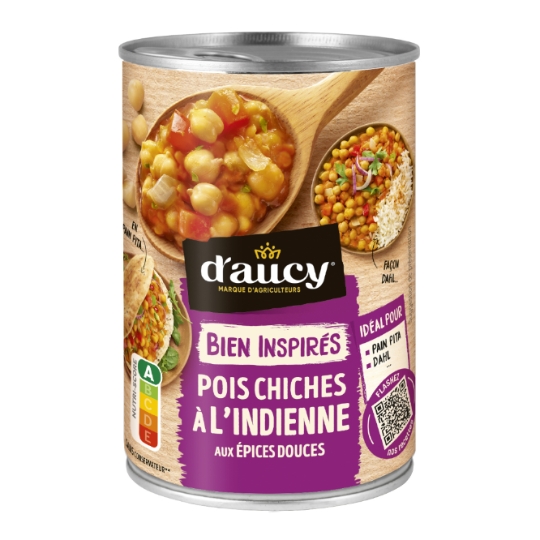 Pois chiches à l'indienne D'AUCY