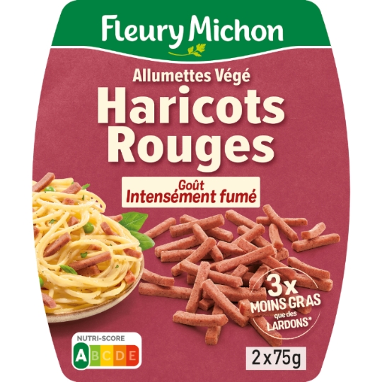 Allumettes Végé Haricots Rouges Fumées FLEURY MICHON