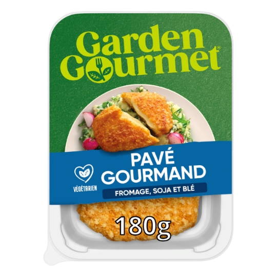 Pavé Gourmand Végétal Fromage Soja Et Blé GARDEN GOURMET