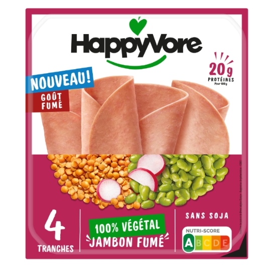 Jambon Fumé Végétal & Gourmand HAPPYVORE