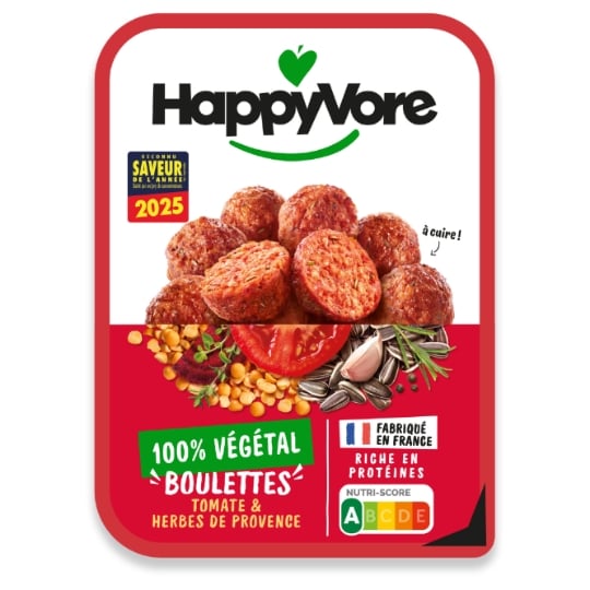Boulettes Végétales et Gourmandes HAPPYVORE