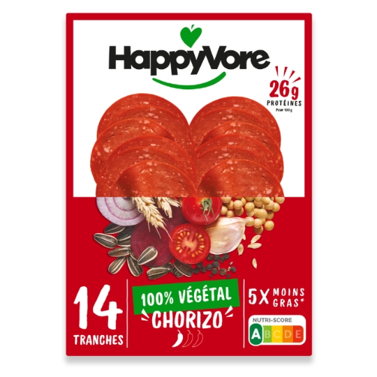 Chorizo Végétal et Gourmand HAPPYVORE