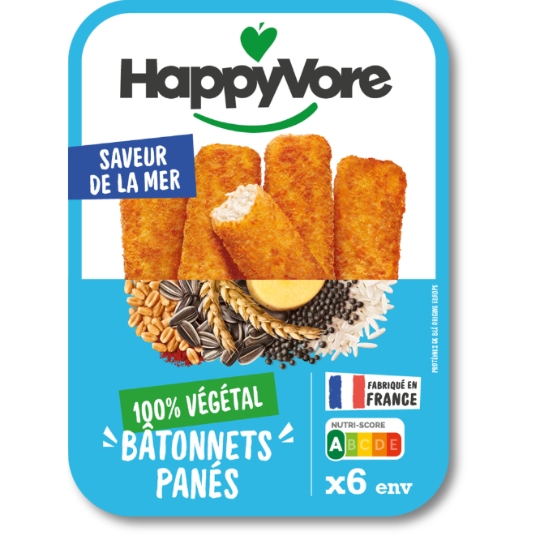 Bâtonnet Pané Végétal et Gourmand HAPPYVORE