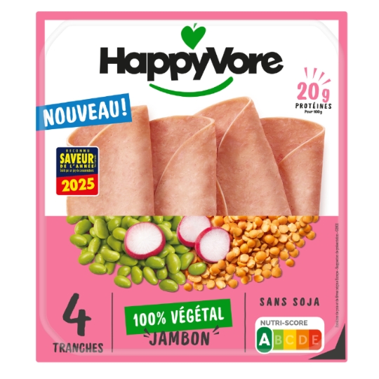 Jambon Végétal et Gourmand HAPPYVORE