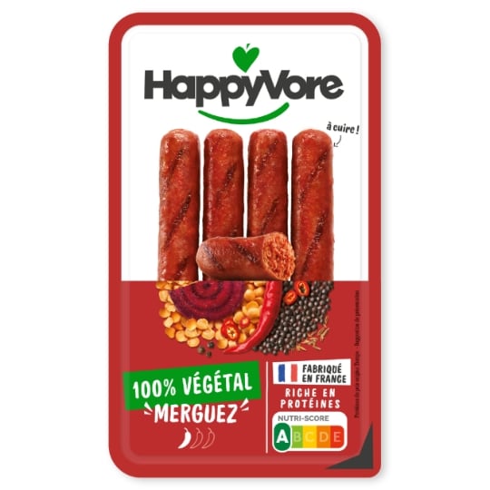 Merguez Végétales et Gourmandes HAPPYVORE