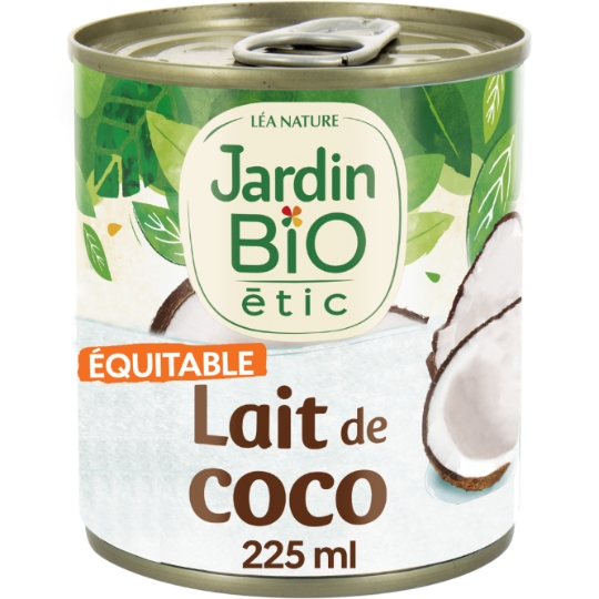 Lait de coco Bio JARDIN BIO ETIC