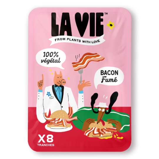 Bacon végetal fumé LA VIE