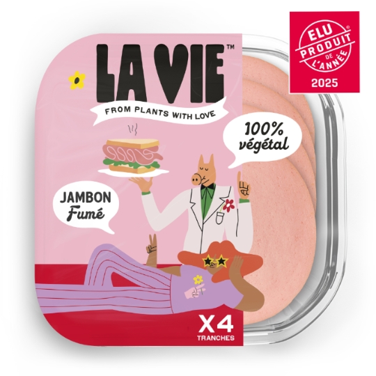 Jambon végétal fumé LA VIE