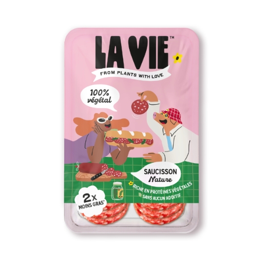 Saucisson Nature 100% Végétal LA VIE