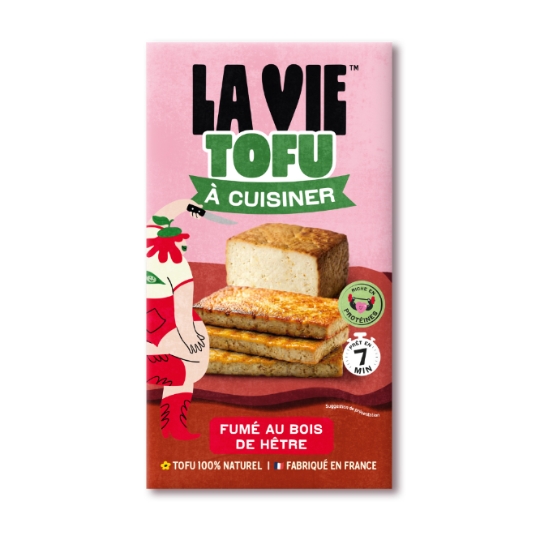 Tofu Fumé au Bois de Hêtre à Cuisiner LA VIE