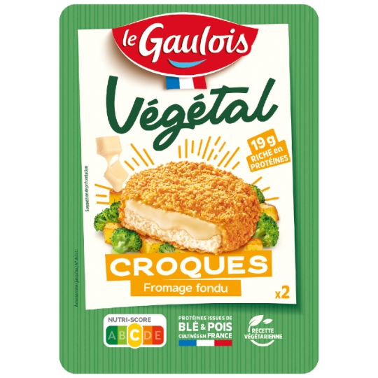 Croques Fromage Fondu  LE GAULOIS VEGETAL
