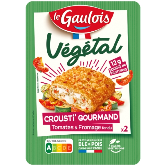 Crouti's  Gourmand Tomates & Fromage Fondu  LE GAULOIS VEGETAL