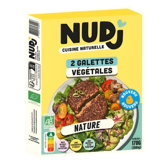 Galette Végétales Nature Bio NUDJ