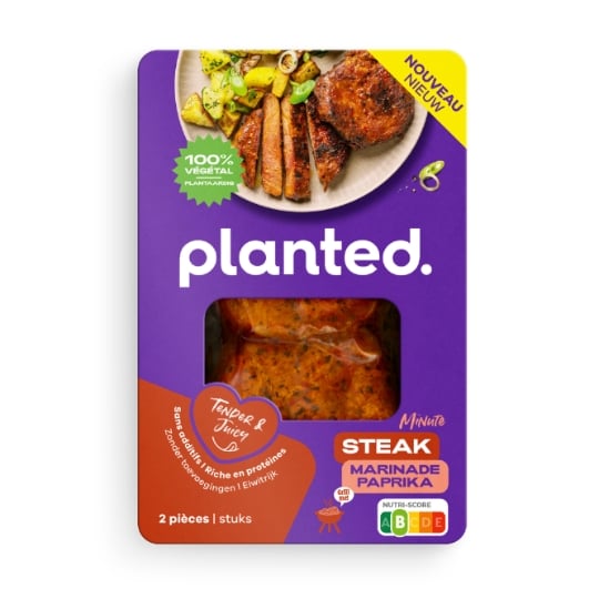 Steak 100% Végétal Mariné Paprika PLANTED