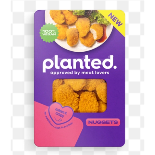 Nuggets Végétaux 100% Vegan Golden & Crispy PLANTED