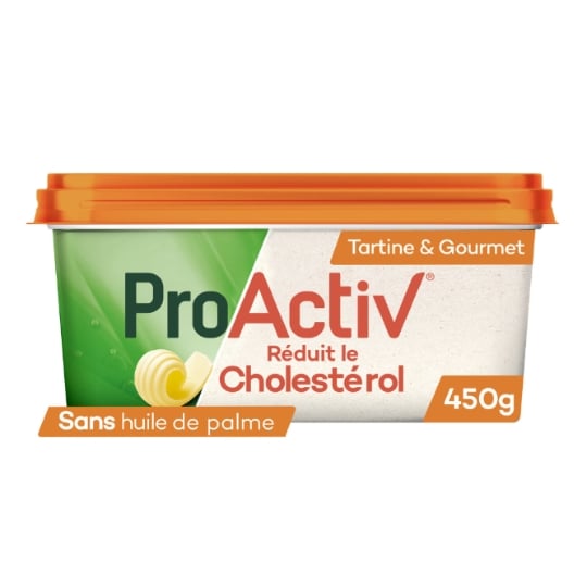 Margarine réduit le cholestérol tartine & gourmet sans huile de palme PROACTIV