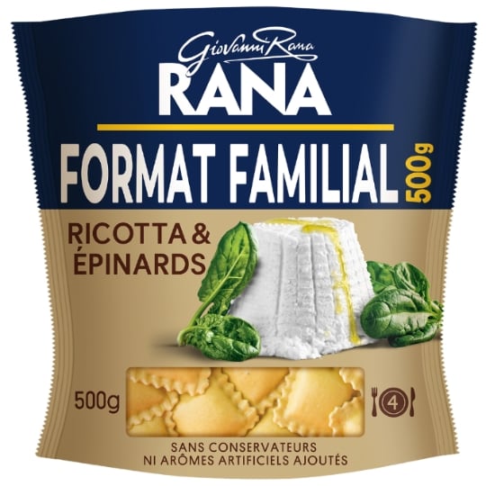 Pâtes Fraiches Ravioli Ricotta & Epinards RANA