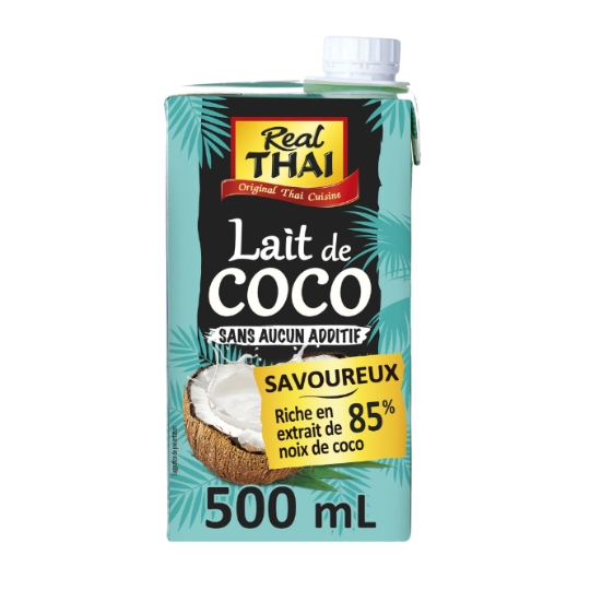 Lait de Coco 85% Sans Additifs REAL THAI