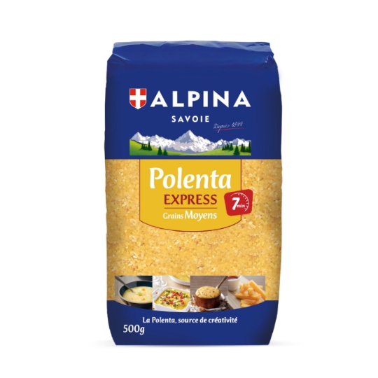 Polenta Grains Moyens Sans Gluten 5min ALPINA SAVOIE