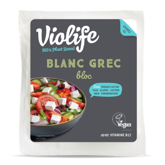 Blanc Grec 100% végétal VIOLIFE