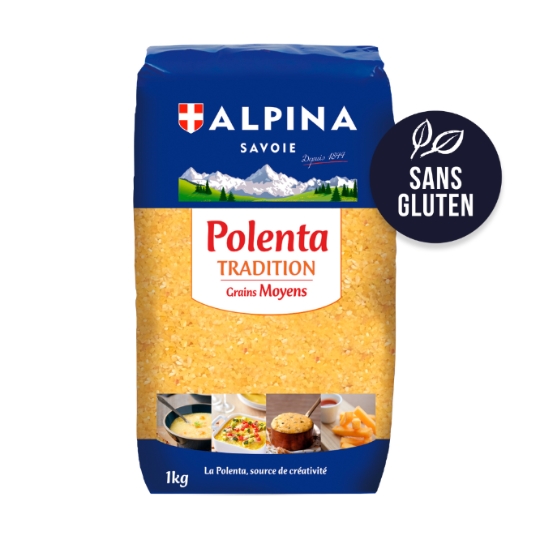 Polenta Grains Moyens Sans Gluten ALPINA SAVOIE