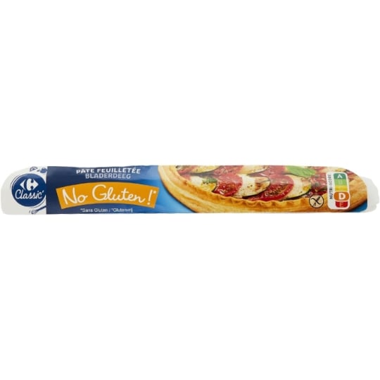 Pâte feuilletée sans gluten CARREFOUR NO GLUTEN !