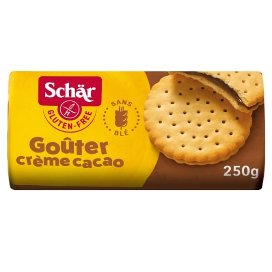 Biscuits fourrés cacao, sans gluten SCHAR