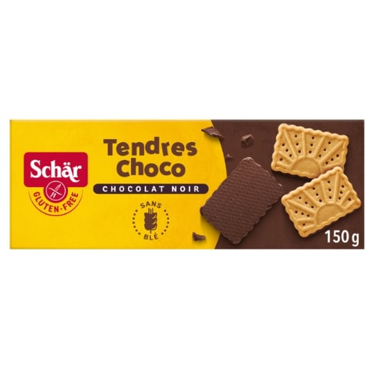 Biscuits chocolat noir s/gluten SCHAR