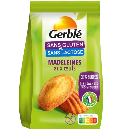 Madeleines aux Œufs sans Gluten GERBLE