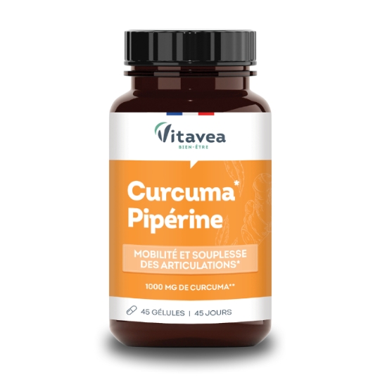 Curcuma Pipérine Mobilité et Souplesse Des Articulations VITAVEA