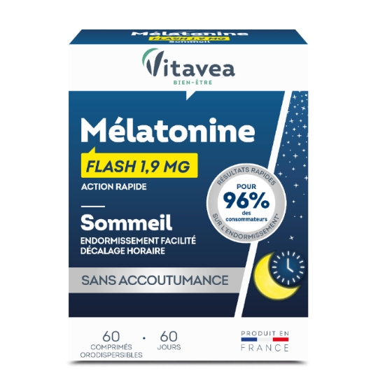 Complément alimentaire mélatonine flash VITAVEA