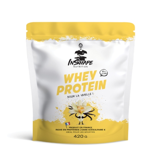 Complément Alimentaire Whey Protein Vanille INSHAPE NUTRITION