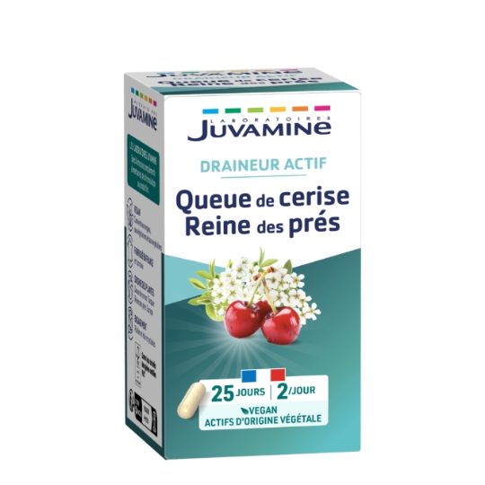 Complément alimentaire  draineur Queue de cerise/Reine des près JUVAMINE
