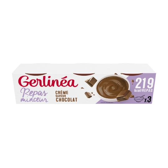 Coupelle repas minceur Crème chocolat GERLINEA