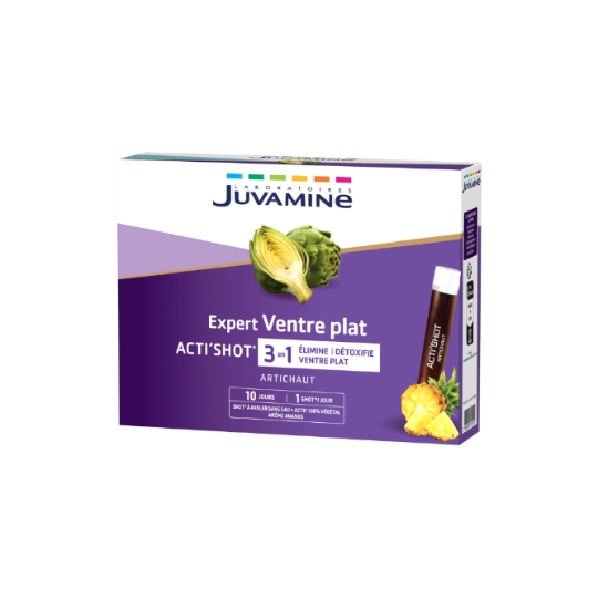 Compléments alimentaires minceur acti'shot artichaut LABORATOIRES JUVAMINE